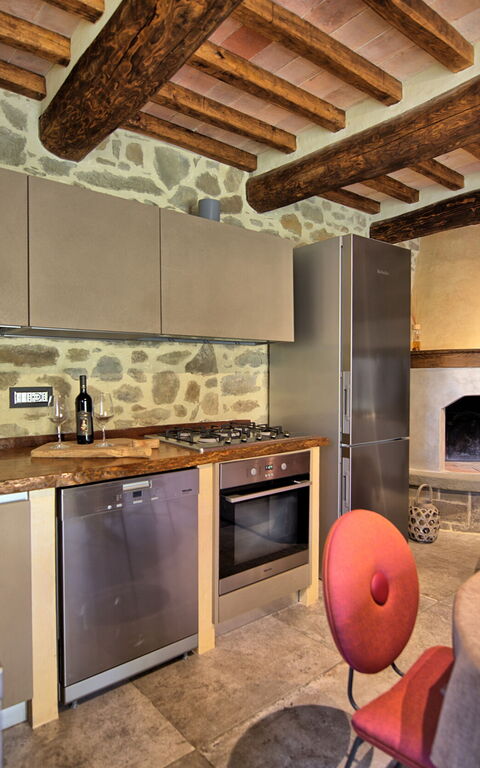 Villa Mulino: Dining Room, Kitchen, Living Room