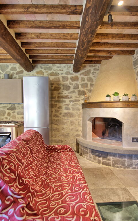 Villa Mulino: Dining Room, Kitchen, Living Room