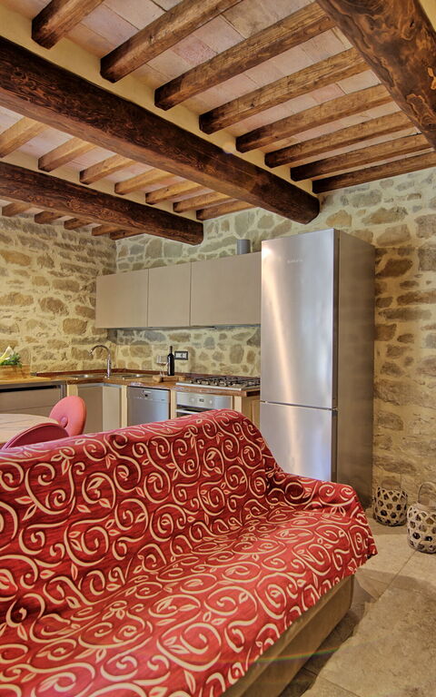 Villa Mulino: Dining Room, Kitchen, Living Room