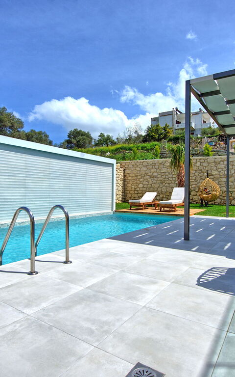 Villa Silentium Ionia: Balcony / Terrace / Patio, Outdoor, Pool