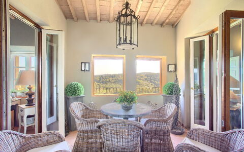 Accommodation La Loggia: Living Room