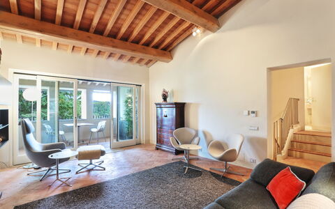 Accommodation La Terrazza: Living Room