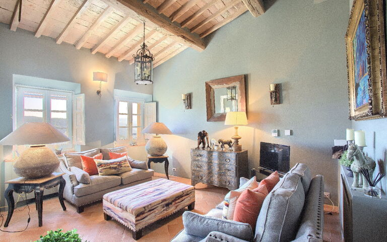 Accommodation La Loggia: Living Room