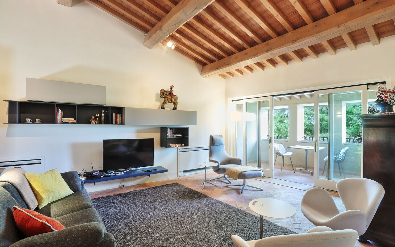 Accommodation La Terrazza: Living Room