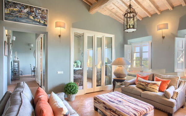 Accommodation La Loggia: Living Room