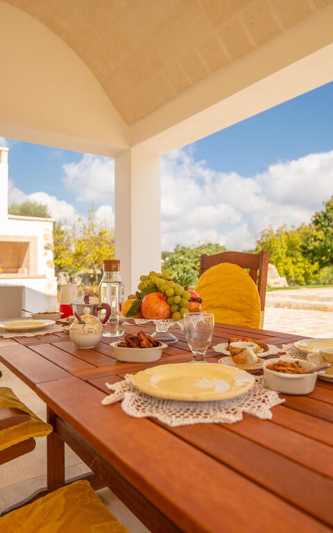 Trullo Adea: Balcony / Terrace / Patio, Building Exterior, Outdoor