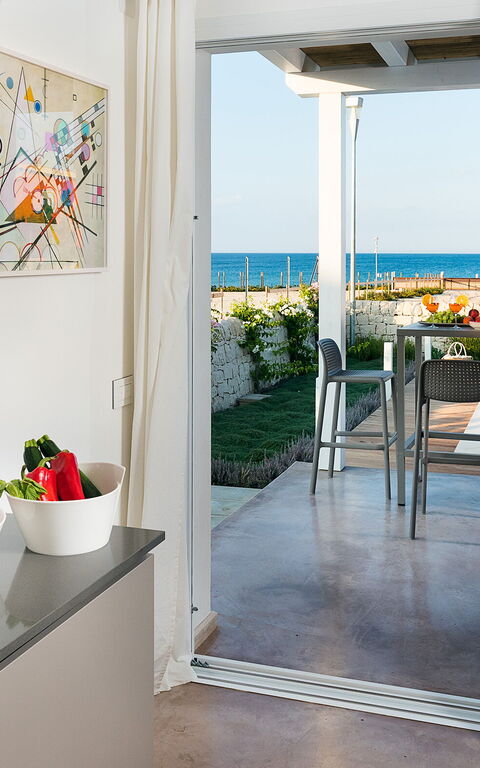 Villa San Lorenzo Fico D'india: Kitchen, Living Room