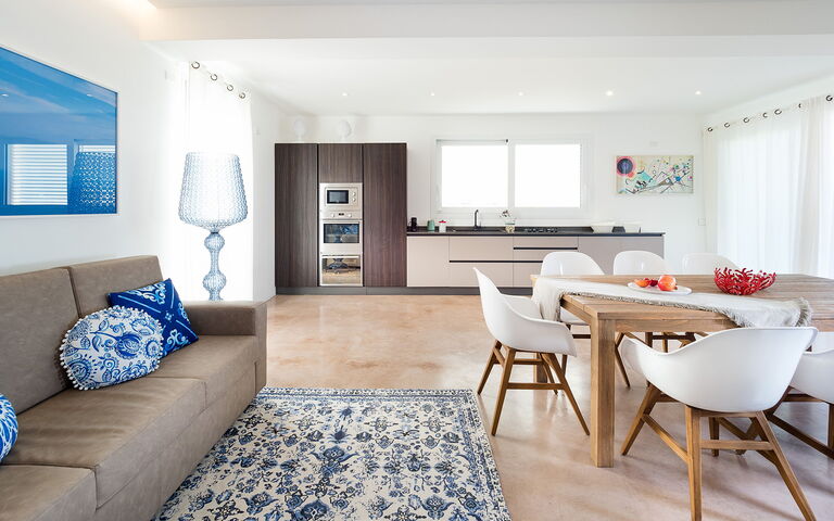 Villa San Lorenzo Fico D'india: Kitchen, Living Room