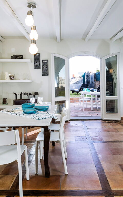 Casa Tecla: Dining Room, Living Room