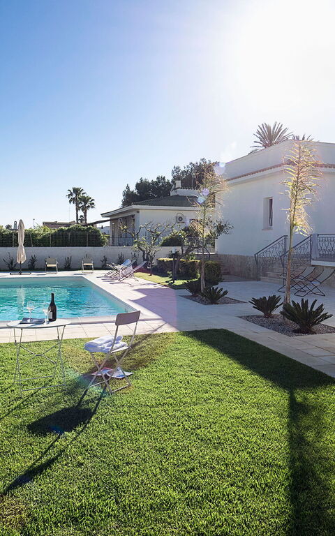 Villa Rita: Building Exterior, Garden, Outdoor, Pool