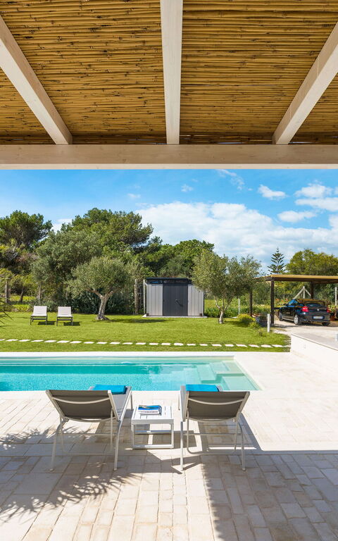 Villa Azulea: Balcony / Terrace / Patio, Building Exterior, Garden, Outdoor, Pool