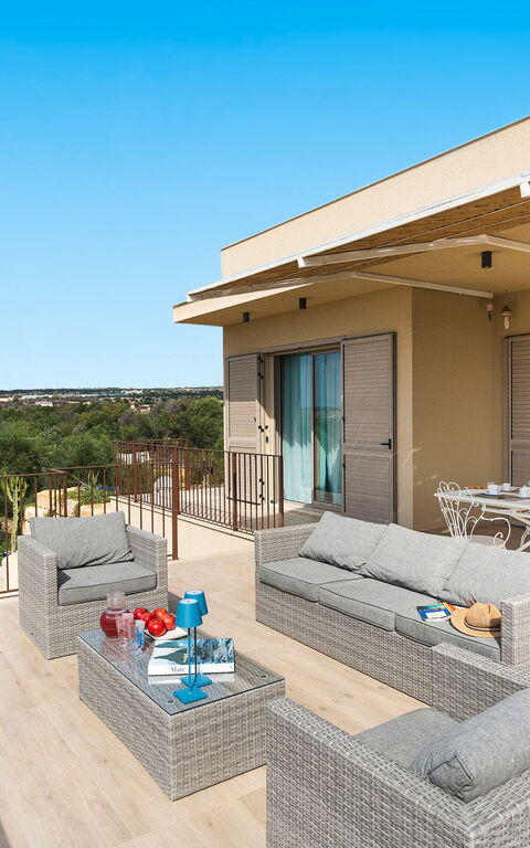 Casa Dafne: Balcony / Terrace / Patio, Building Exterior, Outdoor, Scenic View