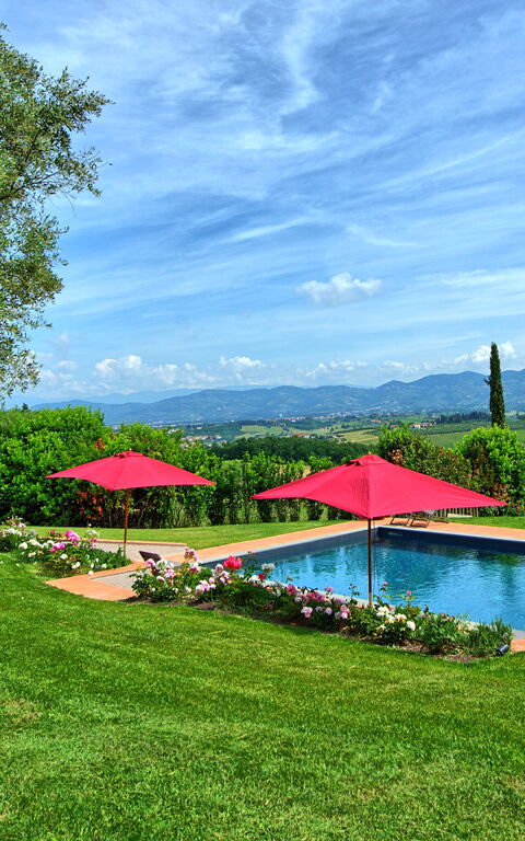Villa Marliana: Garden, Outdoor, Pool, Scenic View, Summer