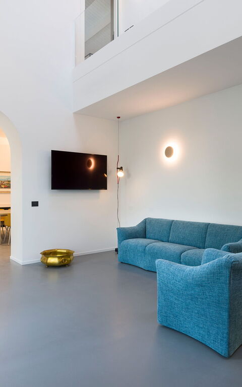 Villa Gianos: Living Room