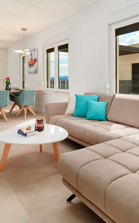 Villa Stella: Dining Room, Kitchen, Living Room