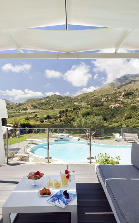 Villa Demetra: Balcony / Terrace / Patio, Building Exterior, Outdoor, Pool, Scenic View