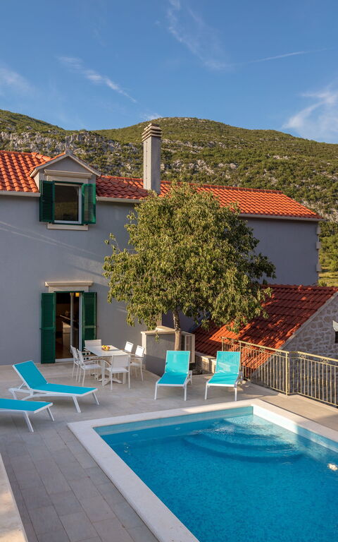 Villa Roglic: Balcony / Terrace / Patio, Building Exterior, Outdoor, Pool