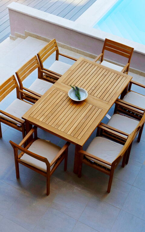 Villa Jure: Balcony / Terrace / Patio, Outdoor, Pool