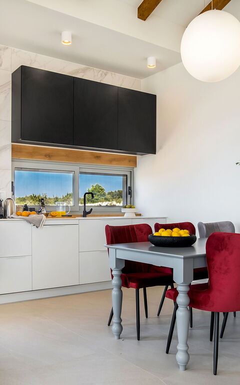 Villa Steropa: Dining Room, Kitchen