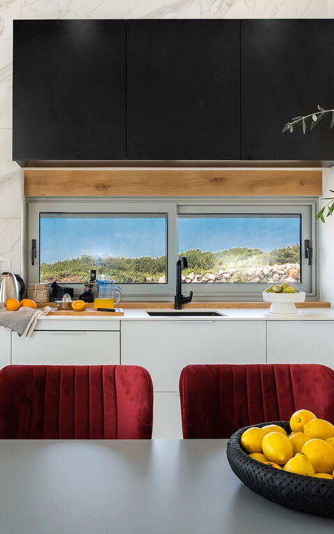 Villa Steropa: Dining Room, Kitchen