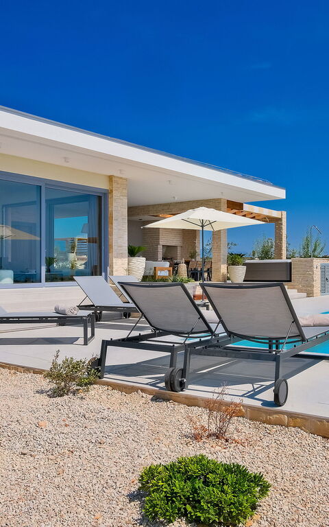 Villa Elektra: Balcony / Terrace / Patio, Building Exterior, Outdoor, Pool