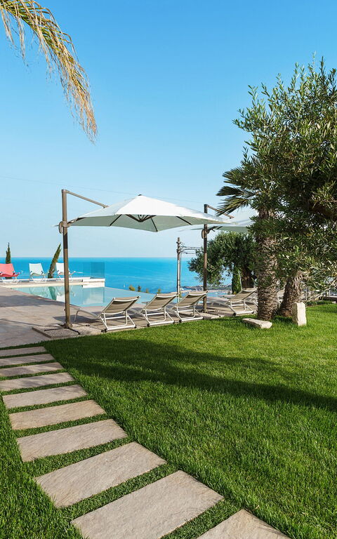 Grand Tour Villa: Building Exterior, Garden, Outdoor, Pool, Scenic View