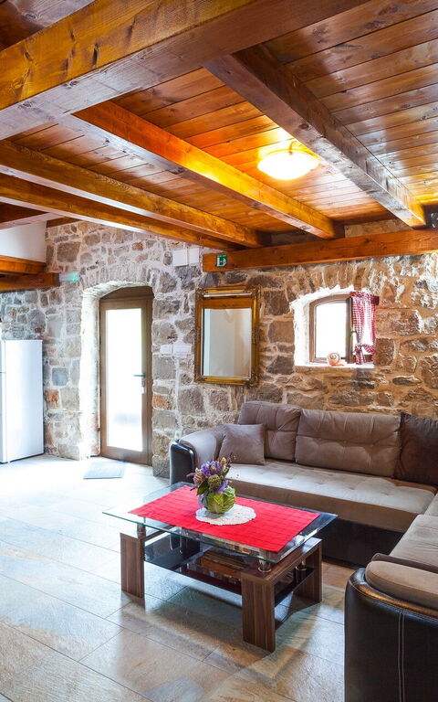 Villa Azurit: Dining Room, Kitchen, Living Room