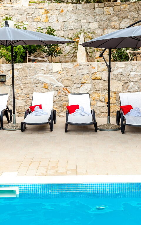 Villa Azurit: Balcony / Terrace / Patio, Outdoor, Pool