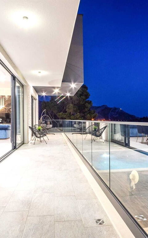 Villa Nikta: Balcony / Terrace / Patio, Outdoor, Pool