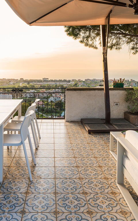 Villa Giuffrè: Balcony / Terrace / Patio, Building Exterior, Outdoor, Scenic View