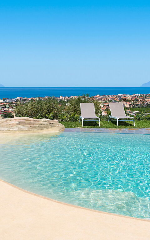 Villa Giuffrè: Building Exterior, Outdoor, Pool, Scenic View