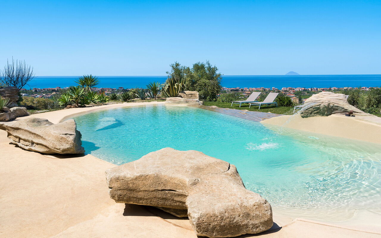 Villa Giuffrè: Building Exterior, Outdoor, Pool, Scenic View