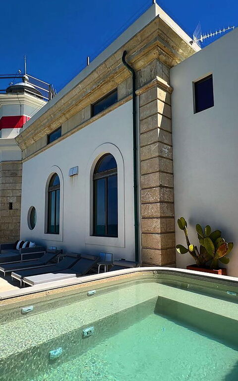 Villa Il Faro: Building Exterior, Hot Tub, Outdoor, Pool, Scenic View