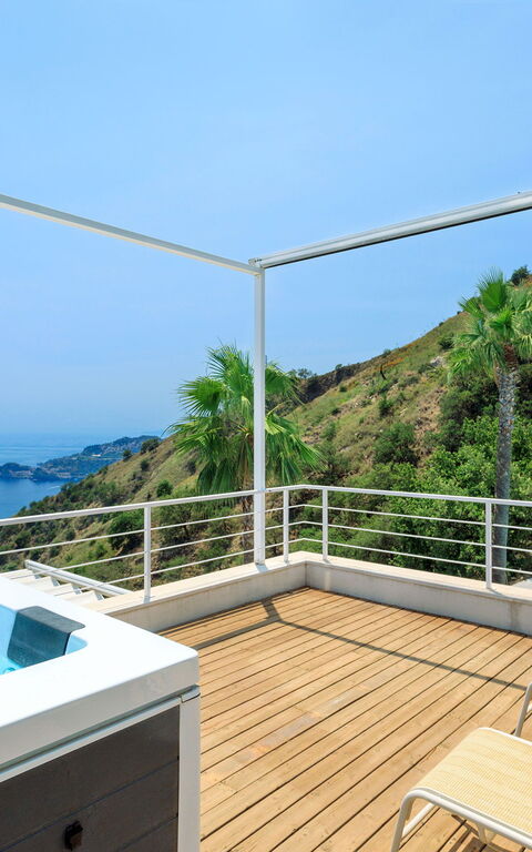 Villa Elysium: Building Exterior, Hot Tub, Outdoor, Scenic View, Wellness