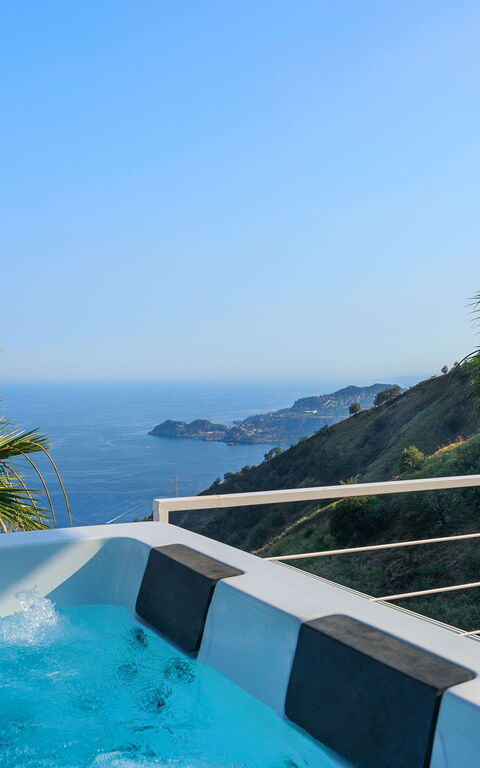 Villa Elysium: Building Exterior, Hot Tub, Outdoor, Scenic View, Wellness