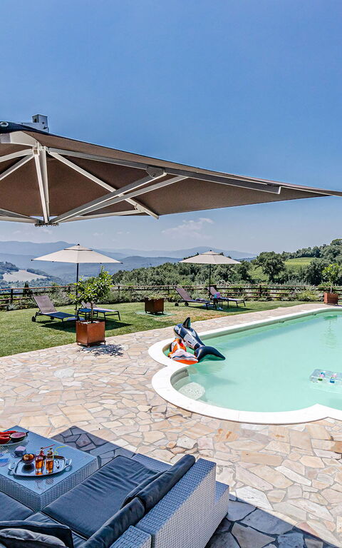 Chateau La Siroque: Building Exterior, Outdoor, Pool, Scenic View