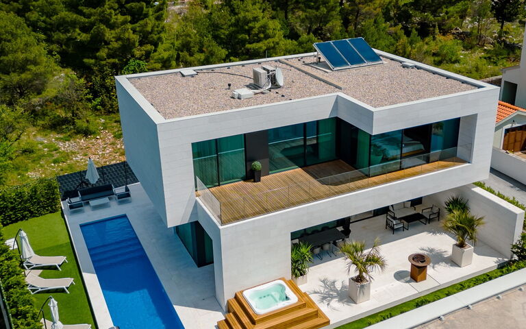 Orvas Villa 82: Building Exterior, Garden, Hot Tub, Pool, Scenic View