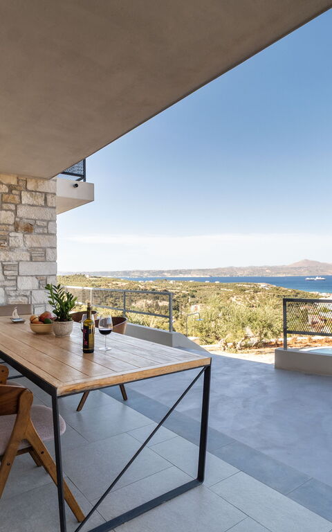 Villa Falcos: Balcony / Terrace / Patio, Building Exterior, Outdoor, Scenic View