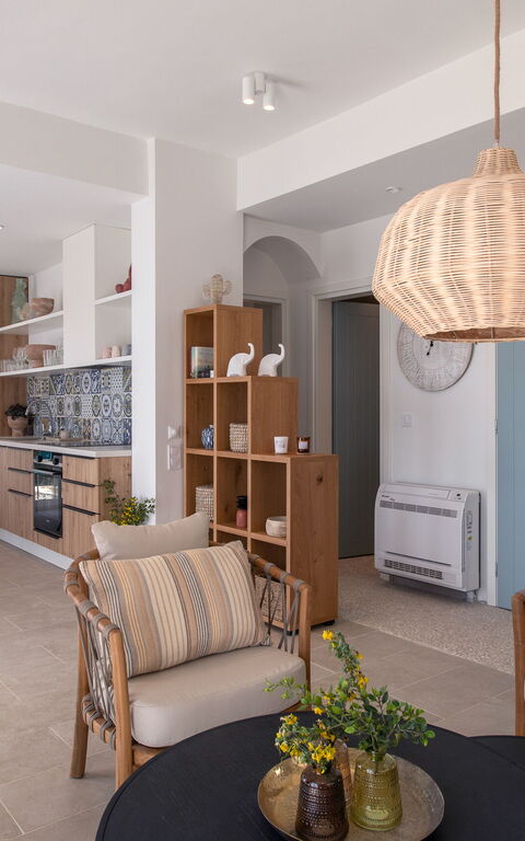 Villa Thea Mare Maistro: Kitchen, Living Room