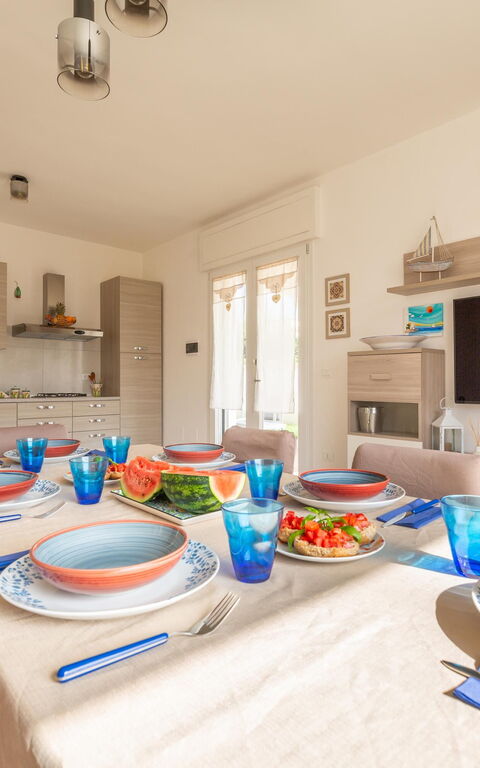 Villa Palibella: Dining Room, Kitchen, Living Room