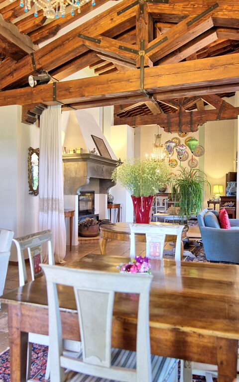 Villa Casciani: Dining Room, Living Room