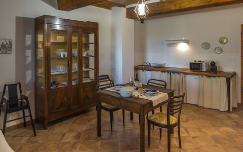 Accommodation Zi Toni: Dining Room, Kitchen