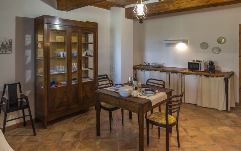 Accommodation Zi Toni: Dining Room, Kitchen
