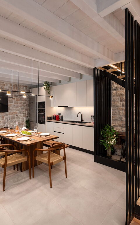 Villa Paul: Kitchen, Living Room