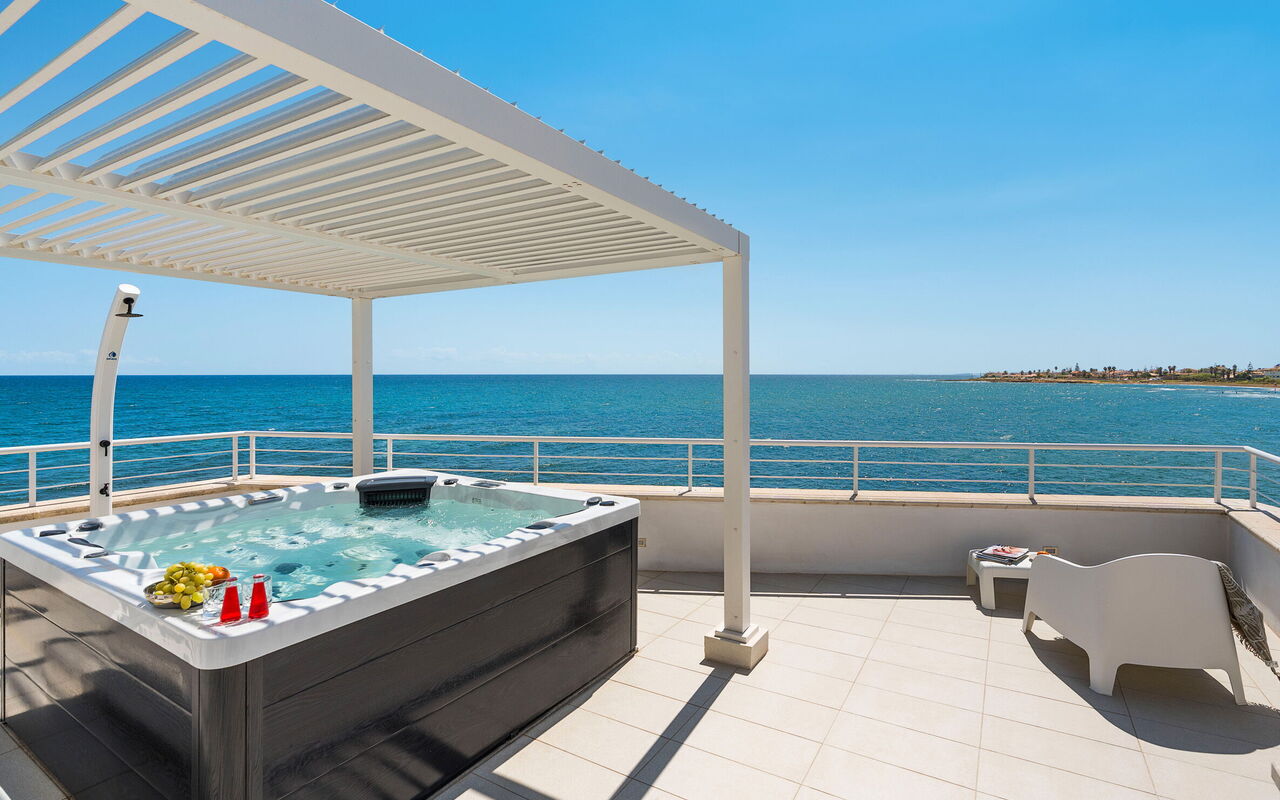 Mare Dentro: Balcony / Terrace / Patio, Building Exterior, Outdoor, Scenic View