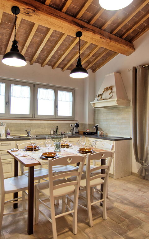 Casa Andrea: Dining Room, Kitchen, Living Room