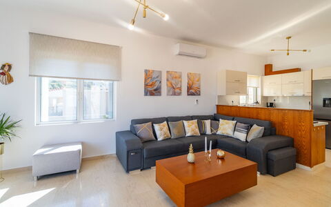 Accommodation Christianna Apartments 1: Dining Room, Kitchen, Living Room