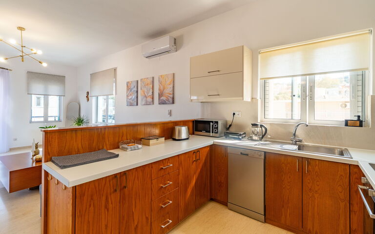 Accommodation Christianna Apartments 1: Dining Room, Kitchen, Living Room
