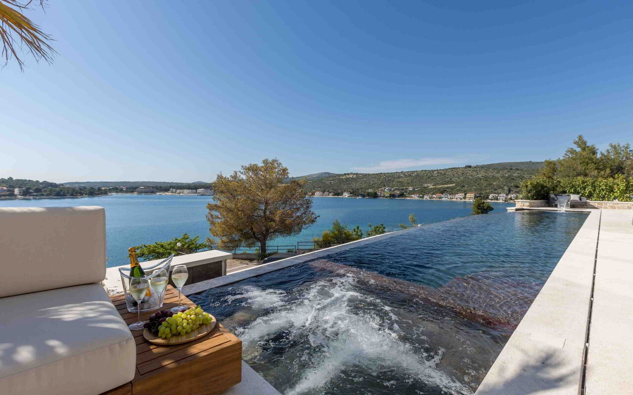 Villa Olive Vista 1: Building Exterior, Outdoor, Pool, Scenic View