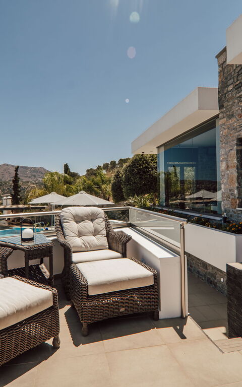 Villa Kera Panorama: Balcony / Terrace / Patio, Building Exterior, Outdoor, Pool